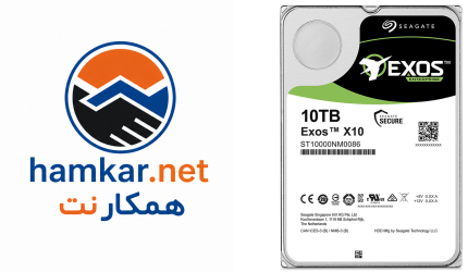 هارد سرور Seagate Exos X10 10TB مدل ST10000NM0086(وارداتی)